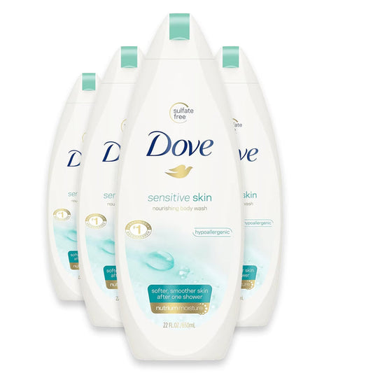 Dove Sensitive Skin Body Wash - 20 oz - 4 Pack
