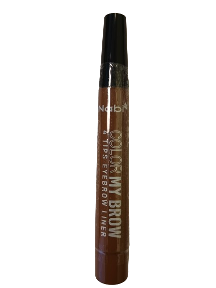 EBL24-03 GEL EYEROW LINER  W/4 TIPS  LIGHT BROWN