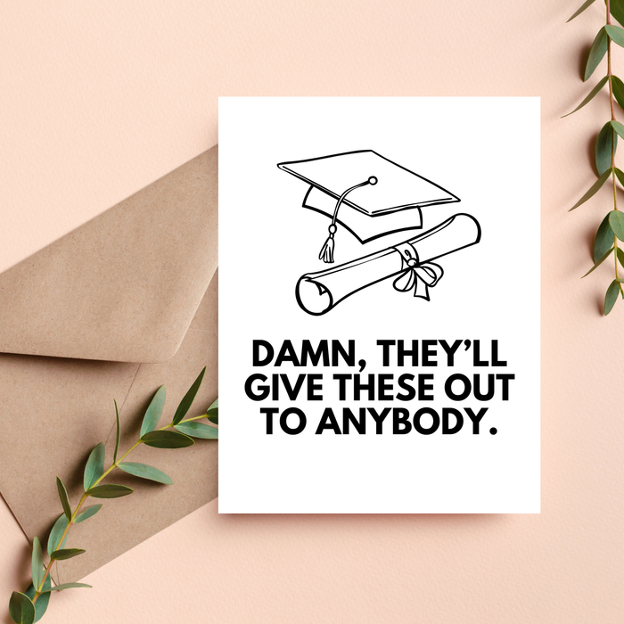 Funny Graduation Card