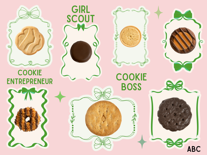 Girl Scout Cookie Tee | ABC Cookie Art Youth Tee