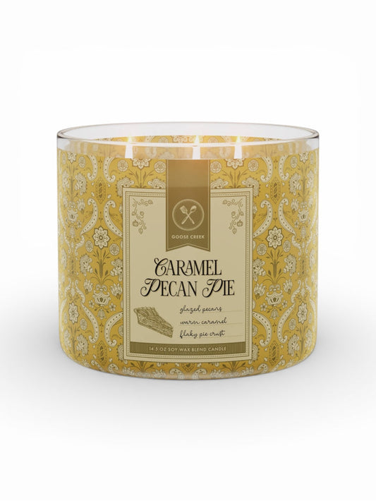 Goose Creek Caramel Pecan Pie 3 Wick