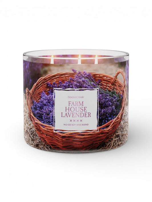 Goose Creek Farmhouse Lavender 3 Wick