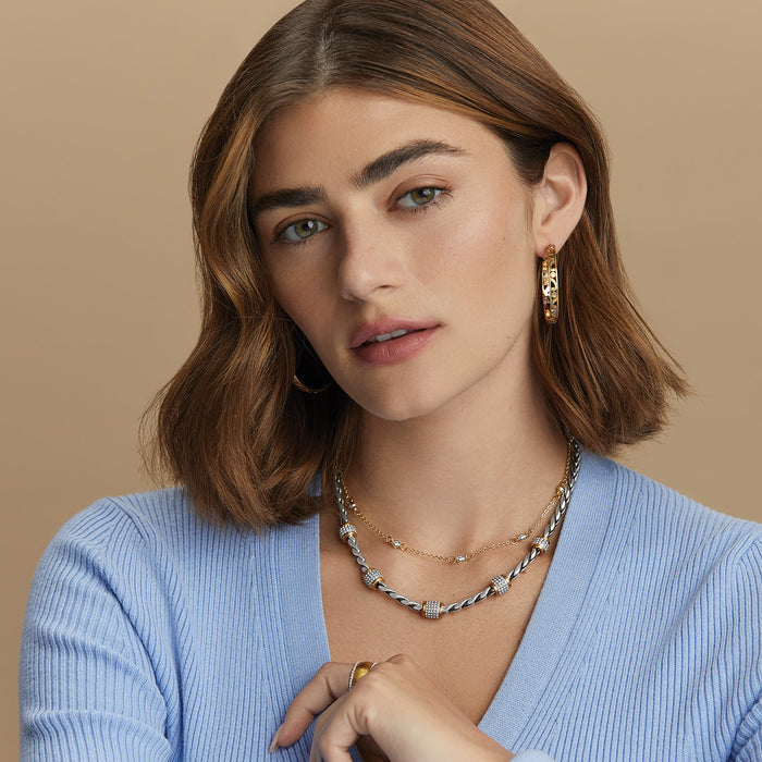 Illumina Petite Collar Necklace/gold