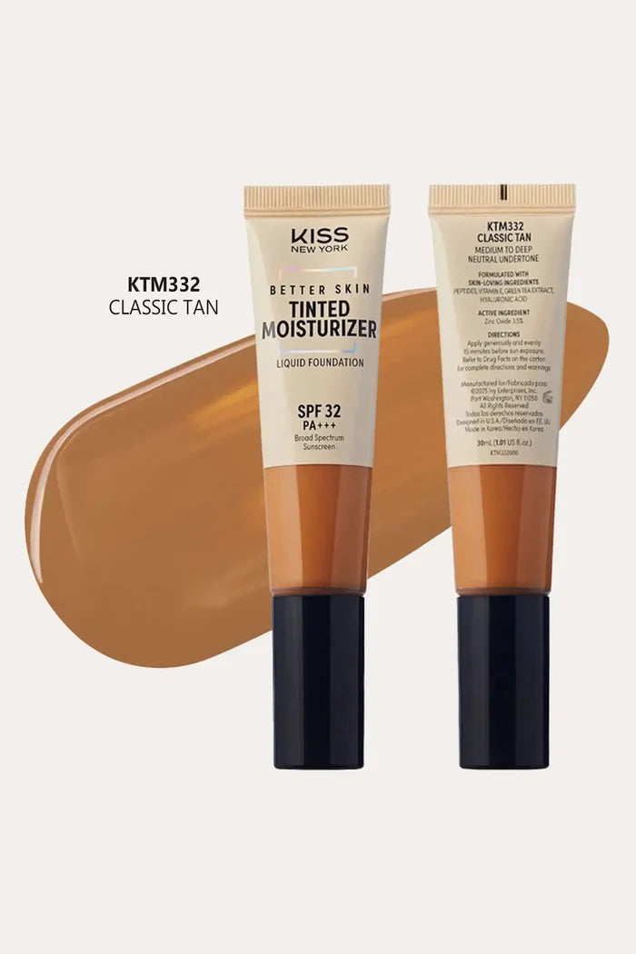 KISS NEW YORK HYDRATING TINTED MOISTURIZER SPF 32 PA+++ 30ml