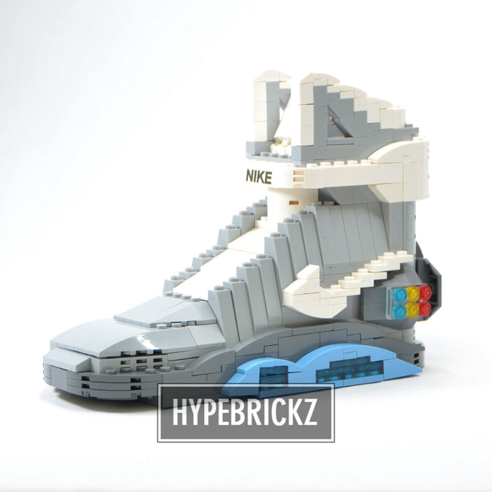 #sneaker bricks# - #hypebrickz# - #sneakergifts# - Custom Nike Air Mag Back to Future LEGO Style