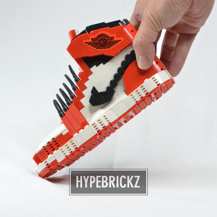 #sneaker bricks# - #hypebrickz# - #sneakergifts# #Custom Air Jordan 1 Chicago LEGO Style