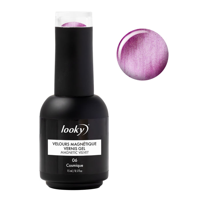 Looky Vernis Gel Velours Magnétique #6 Cosmique (Collection Poussières d'étoiles)