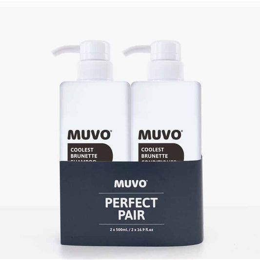 Muvo Coolest Brunette Perfect Pair 500ml - Haircare Superstore