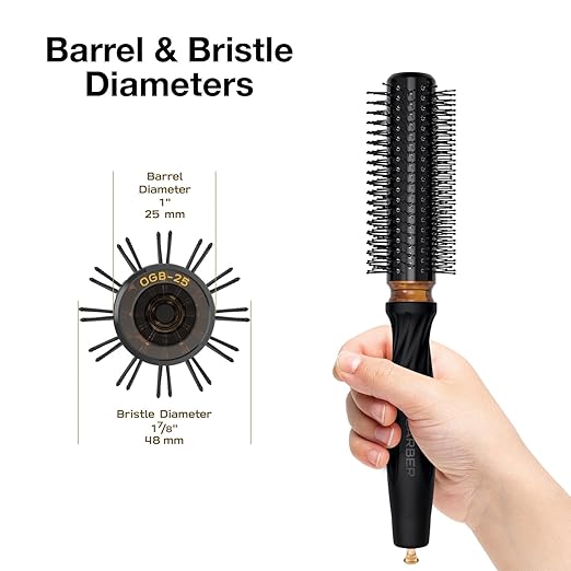 Olivia Garden OG Barber Round Thermal brush - Palms Fashion Inc.