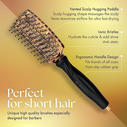 Olivia Garden OG Barber Vent Paddle brush - Palms Fashion Inc.