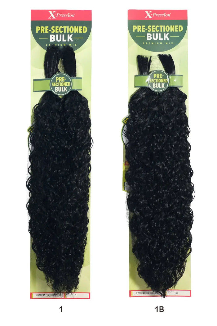 OUTRE X-PRESSION PRE - SECTIONED DOMINICAN CURL BULK 18" OUTRE