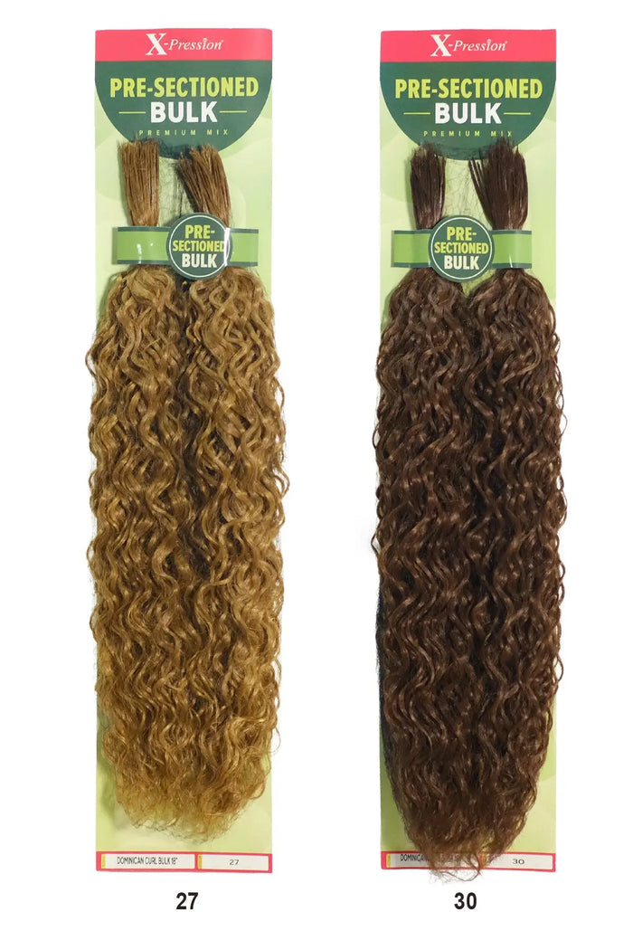 OUTRE X-PRESSION PRE - SECTIONED DOMINICAN CURL BULK 18" OUTRE