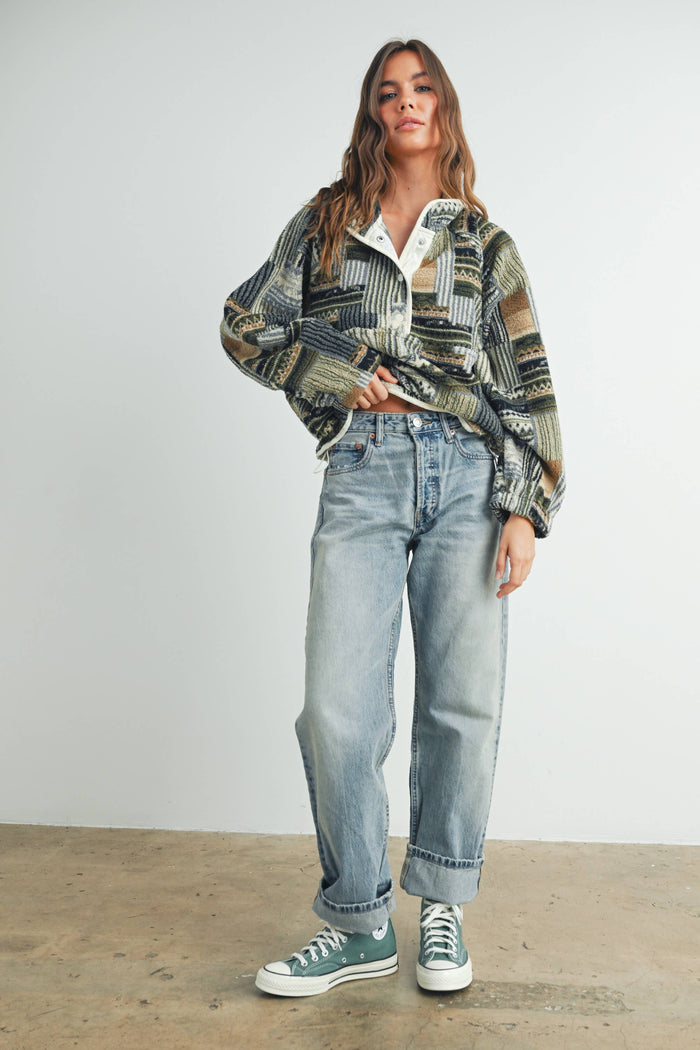 Patchwork Sweatshirt