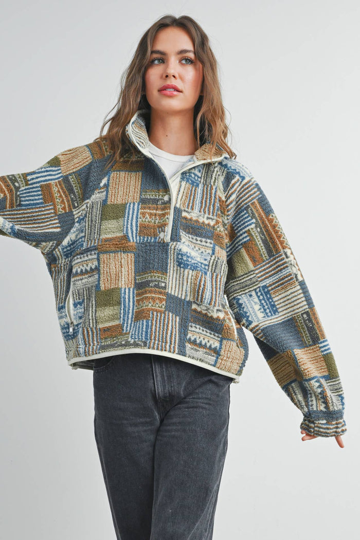 Patchwork Sweatshirt