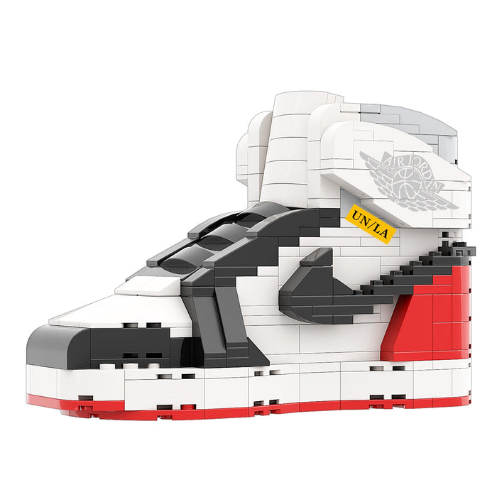 #sneaker bricks# - #hypebrickz# - #sneakergifts# - Custom Nike Air Jordan 1 Union Black Toe Sneaker LEGO Style