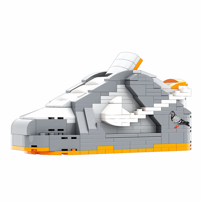 #sneaker bricks# - #hypebrickz# - #sneakergifts# - Custom Nike SB Dunk Pigeon Sneaker LEGO Style