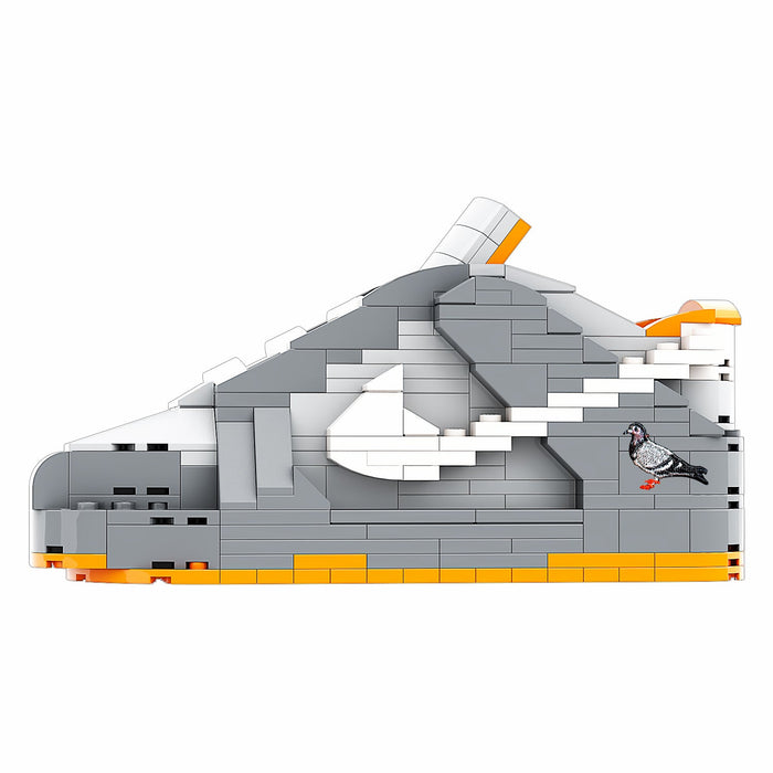 #sneaker bricks# - #hypebrickz# - #sneakergifts# - Custom Nike SB Dunk Pigeon Sneaker LEGO Style