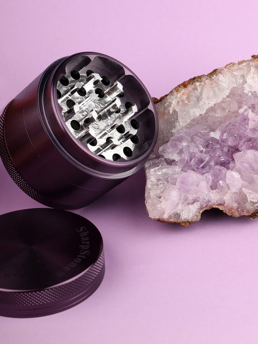 Sharpstone 4pc Grinder | Purple-Image 1