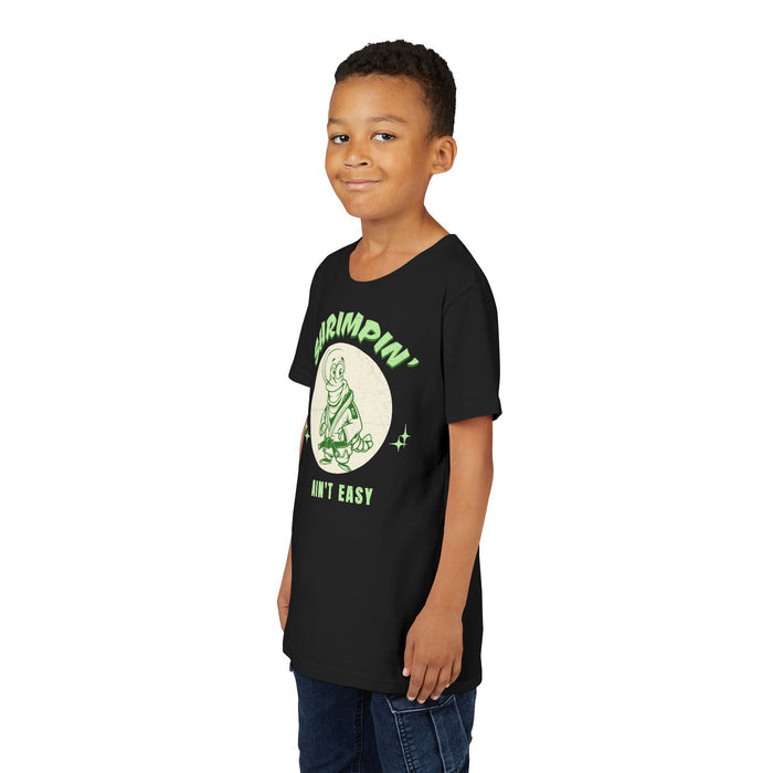 Shrimpin' Ain't Easy Youth BJJ T Shirt