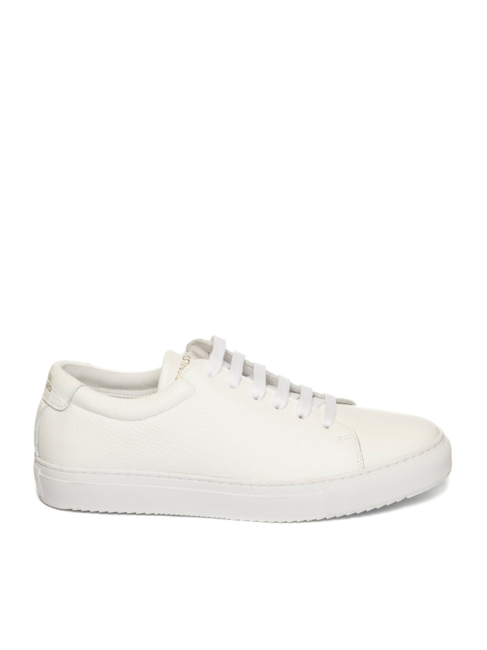 NATIONAL STANDARD Sneaker pelle bianco GRAINED M03.G00-BIANCO