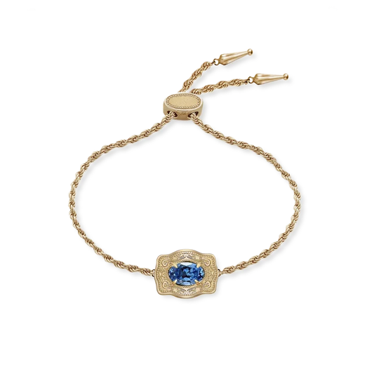 SpurWest Ultra Mini Belt Buckle Bracelet - Gold - September