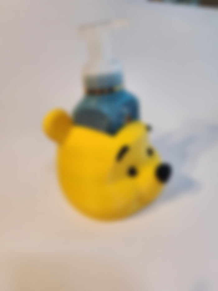 *STL /3MF FILE ONLY* Honey Bear Foam Bath & Body  Foam Soap Holder Digital File