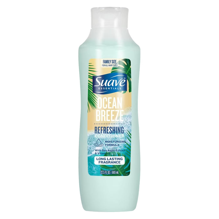 Suave Essentials Ocean Breeze Conditioner 22.5 oz - 4 Pack