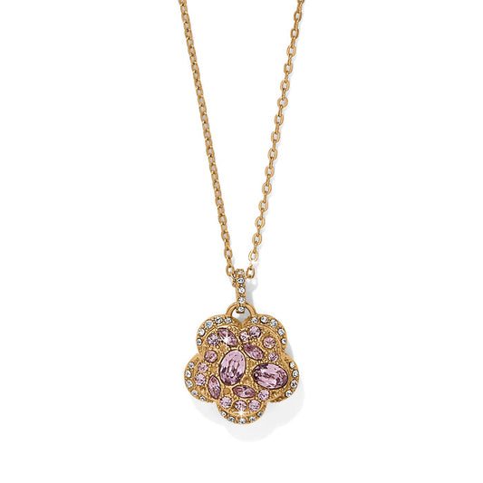Trust Your Journey Flower Necklace