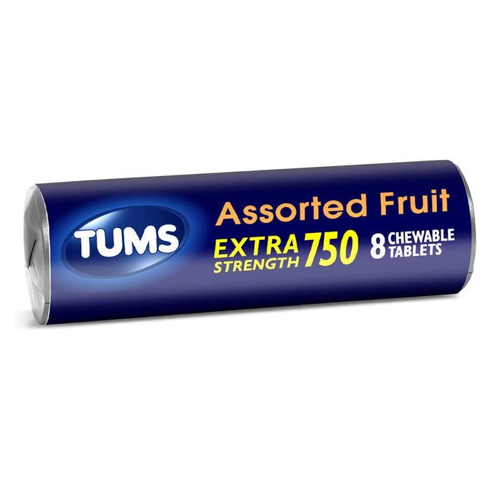 TUMS Extra Strength Assorted Fruit Chewable Antacid Tablets - 8 Ct - 360 Pack