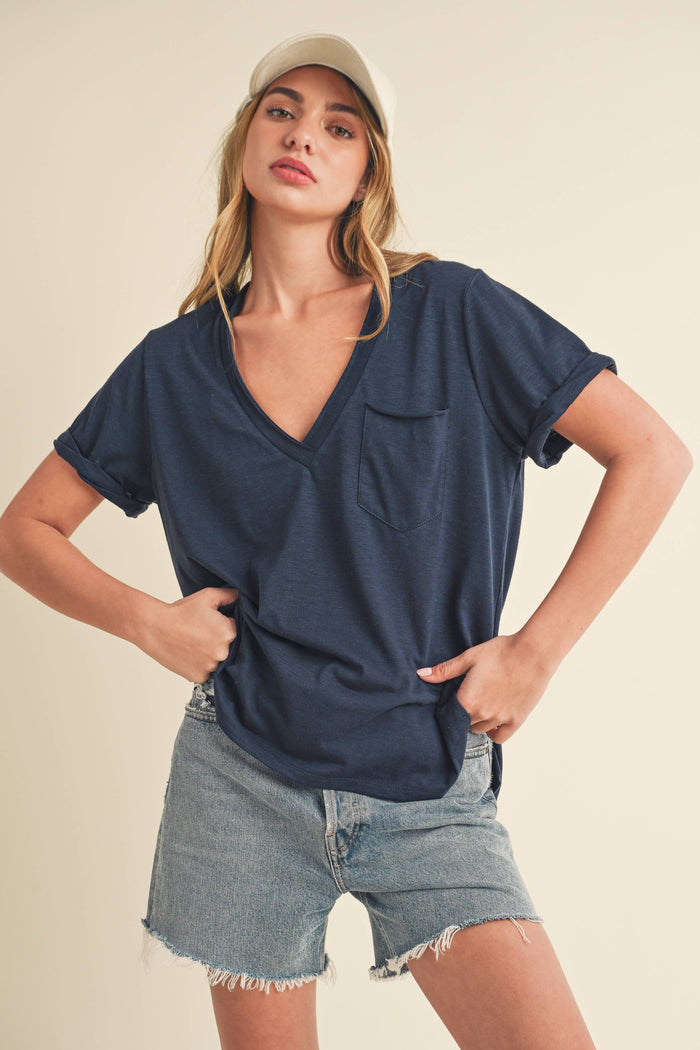 V-Neck Short Sleeve