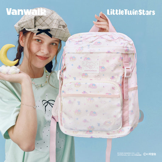 VANWALK Little Twin Stars Sanrio Collaboration Backpack V3084