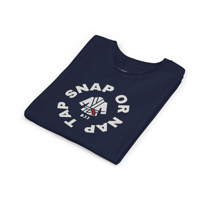 Youth Tap Snap or Nap Kids Jiu Jitsu T Shirt